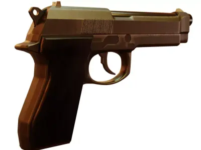 Production Ready Gun 3D model