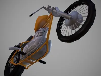 Chopperland Cartoon Low-poly 3D model