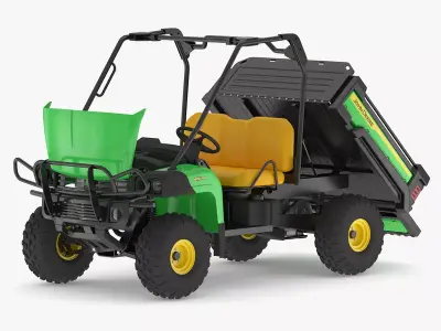 John Deere HPX615E Utility Vehicle 02 3D model