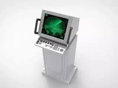 radar ship module 3D model