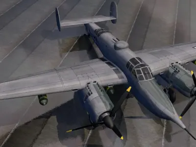 Beechcraft XA-38 Grizzly 3D model