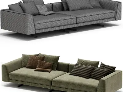SHERIDAN Sofa By Desiree divani 3D model