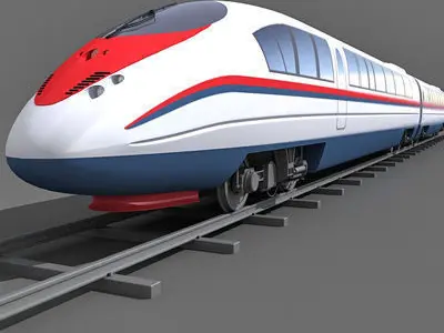 10 Train Collection 3D Models 3D Model Pack