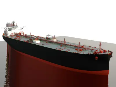 Industrial Marine Vessel   3D Model by Designtrix 3D model