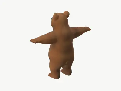  Realistic 3D Bear Model 