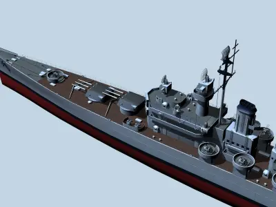 Light Cruiser 3D model
