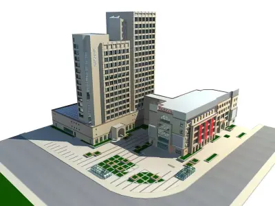 Office Building 3D model 149
