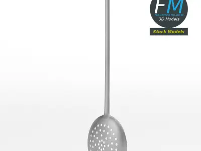 Skimmer stainless steel strainer 3D model