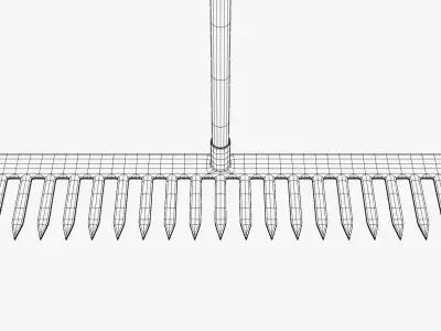 Farm Rake 3D model