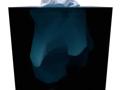 Iceberg 3D model purchase
