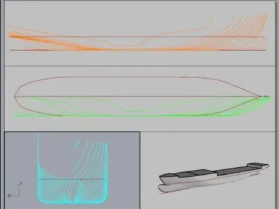 138 Lpp Container Ship Free 3D model