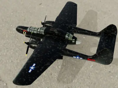 P-61 Black Widow 3D model