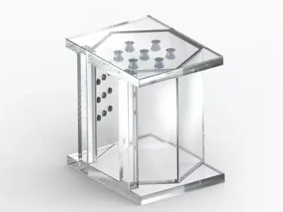Stylish Glass Elevator 3D print model