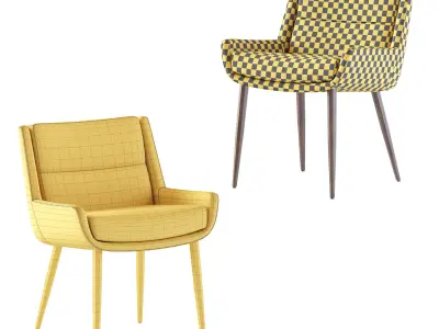 Naughtone Hush chair 3D model