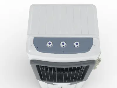 Realistic Air Cooler 3D Model Low-poly 3D model