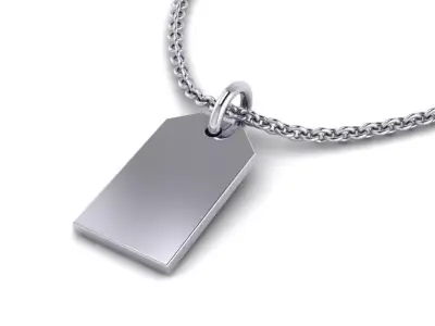 Charm Id Tag Pendant Mix Size 3D print model