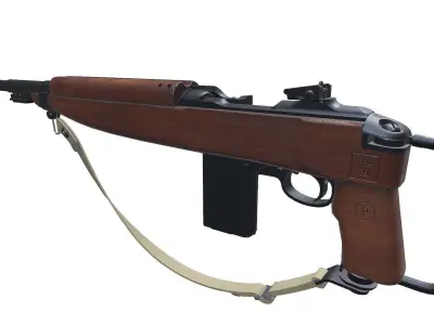 M1A1 Carbine Paratrooper Low-poly PBR Low-poly 3D model