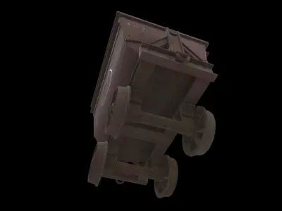 mining cart 3D model