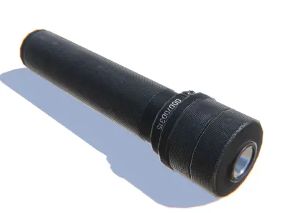 Tactical Silencer 5-45x39 Low-poly 3D model