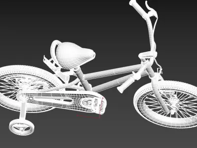 MuGuang 16 Inch Kids Bike 3D model
