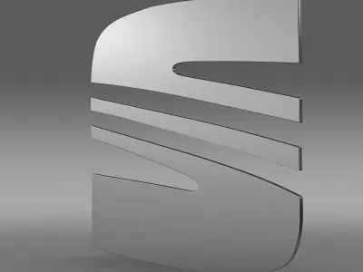 seat logo 3D model by Sergey