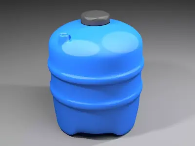 Plastic Water Tank 2 3D model