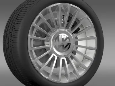 Volkswagen UP wheel 3D model