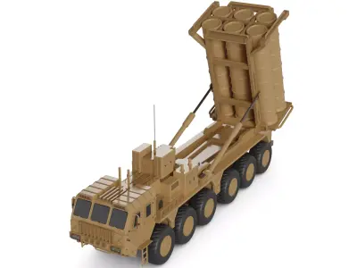 Military MRL 3D model PBR