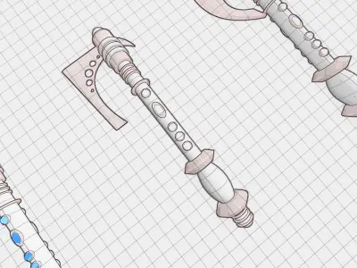 Equipment Game Code G-002 Low-poly 3D model