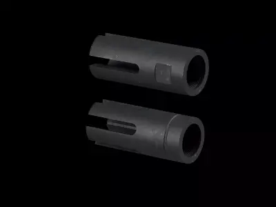 Threaded Muzzle Devices Pack 45 ACP Low-poly 3D model