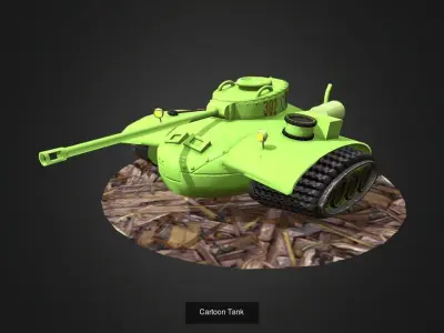 Lowpoly Military Vehicles 3D Model Pack