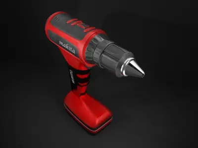 Power drill 3d model 3D model