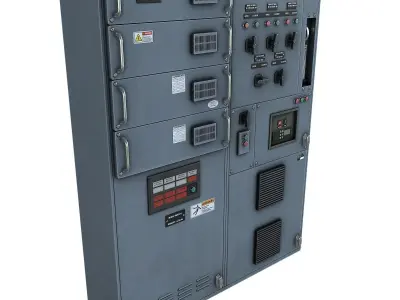 Switchgear Low-poly 3D model