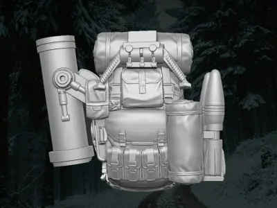 Serpent Mortero Kit For Action Figures 3D print model