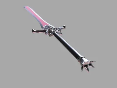Devil May Cry Swords  Low-poly 3D model