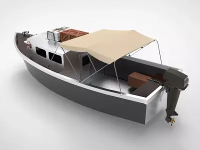 River boat  3D model