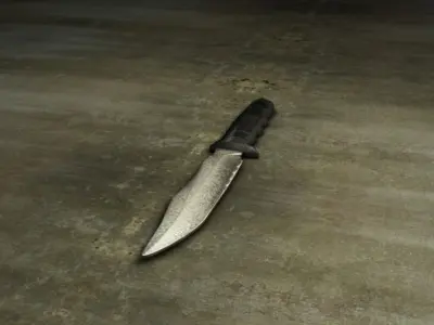 Army knife Low-poly 3D model get