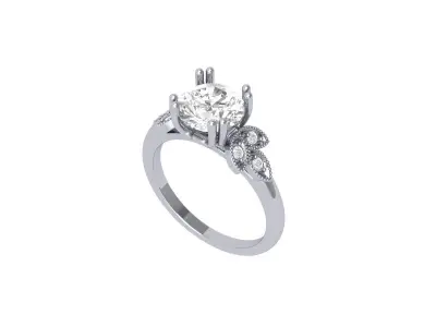 Wedding Ring  3D print model 428