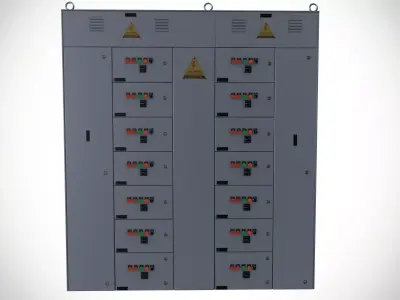 Electrical Fuse Box 2 3D model