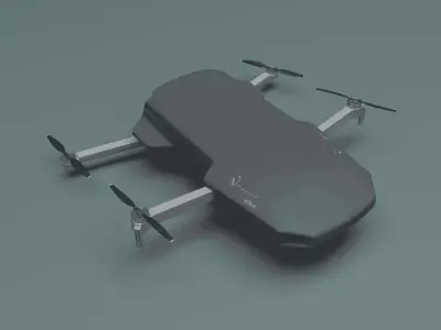 drone animation-Photorealistic 3D Models  Low-poly 3D model