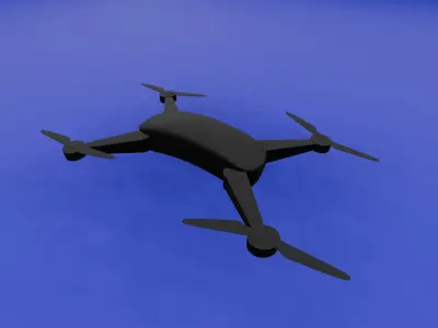 Drone2 Low-poly 3D model