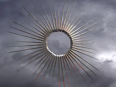 Angel Vortex Sun 2  3D model