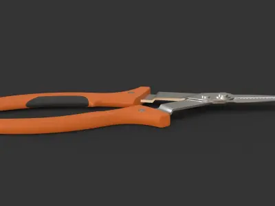 gardening shears 3D model
