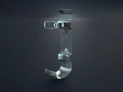 Military Fire Extinguisher High-Poly 3D model