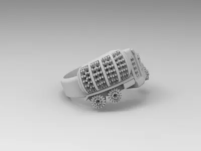 anillo camion  3D print model