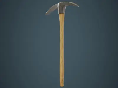 Pickaxe 1A Low-poly 3D model