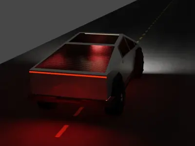 Tesla Cybertruck Free 3D model get