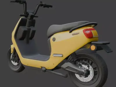 Stylized Electric Scooter 3D Model 3D model purchase