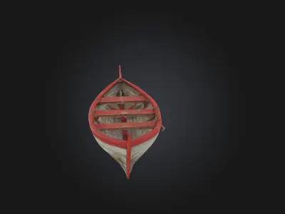 Rowboat Serenity Peaceful Drifts and Gentle Dreams 3D model