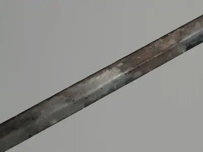 3D Sword old Free low-poly 3D model